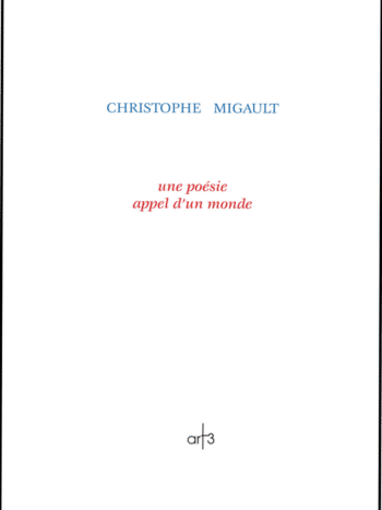 une poésie appel d'un monde